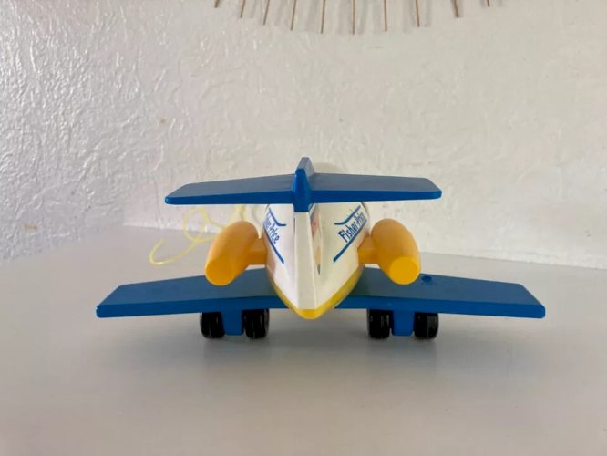3 ⚜️  Ancien Jouet L'avion Fisher Price Réf 2360 Vintage Année 1980