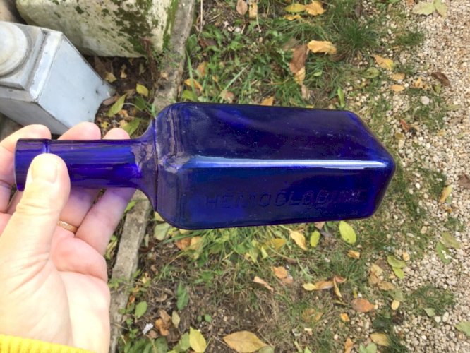 3 Ancienne bouteille ver de pharmacie e’oglobinr - SIROP PASTEURI  BAR LE DUC