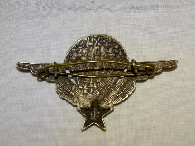 - 3 ANCIENS BREVETS de PARACHUTISTES Français collection MILITARIA MEDAILLES   D