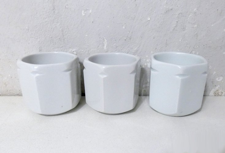 3 anciens pots de yaourt YALACTA vintage