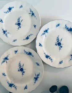 3 Antique Plates Villeroy & Boch – Old Luxembourg Model