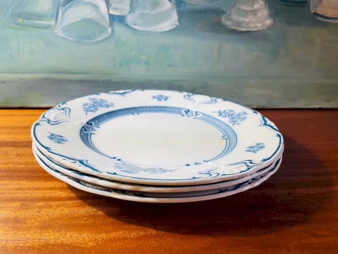 3 assiettes Terre de Fer « Manon » 26cm