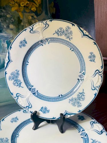 3 assiettes Terre de Fer « Manon » 26cm