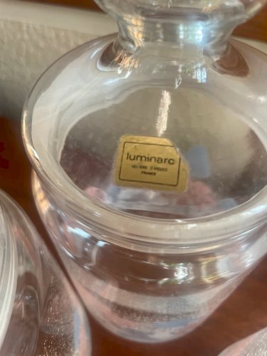 3 bocaux vintage Luminarc