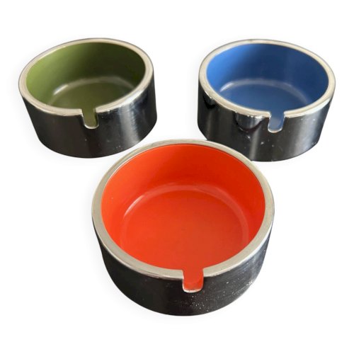 3 cendriers empilable Isamu Kenmochi