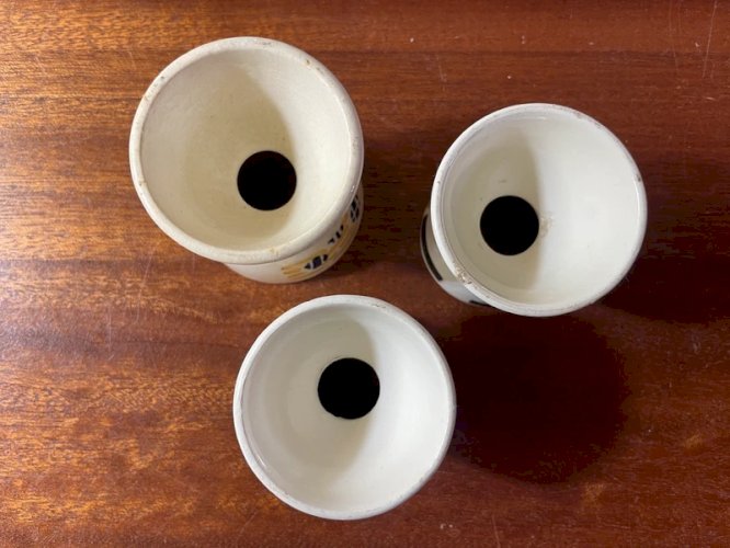 3 coquetiers diabolo anciens 1920