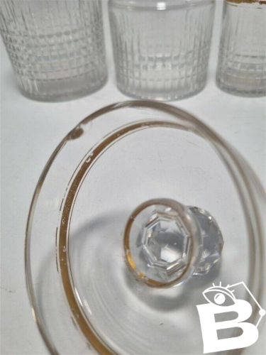 3 flacons en cristal Baccarat