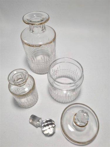 3 flacons en cristal Baccarat