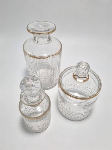 3 flacons en cristal Baccarat