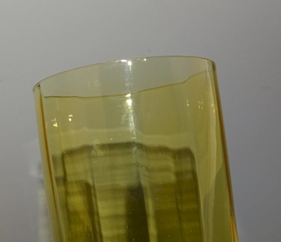 -3 FLUTES A CHAMPAGNE CRISTAL GEORGES SAND SANS MARQUE VISIBLE COLLECTION DECO D