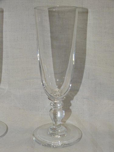 -3 FLUTES en CRISTAL SAINT LOUIS MODELE MANET COLLECTION DECO TABLE de FETES   D