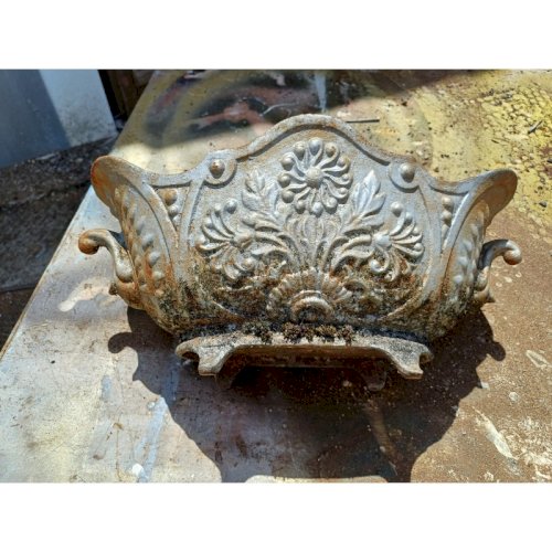 3 Jardinières en Fonte 1900 de Charleville - Mézières Style Rocaille