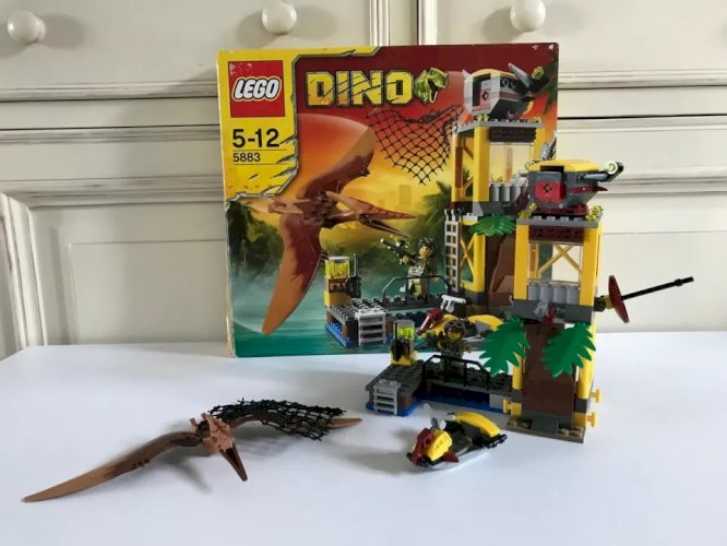 3 ⚜️ Lego La Tour Du Ptéranodon 5 - 12 Dino Réf 5883