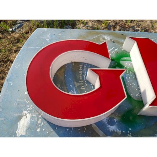 3 Lettres Industrielles Plastic : S.N.G