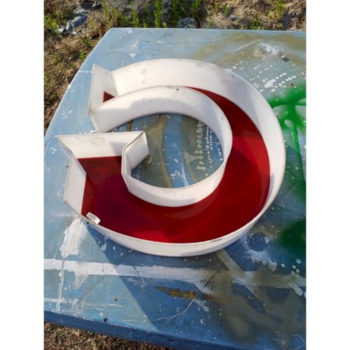 3 Lettres Industrielles Plastic : S.N.G
