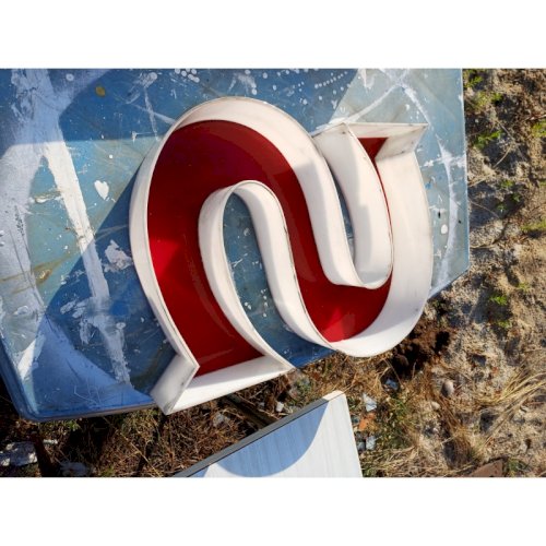3 Lettres Industrielles Plastic : S.N.G