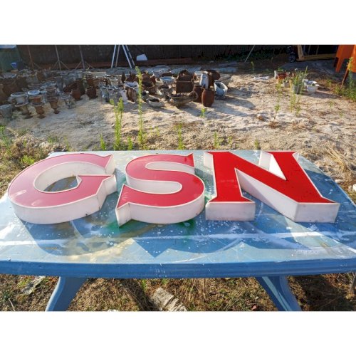 3 Lettres Industrielles Plastic : S.N.G