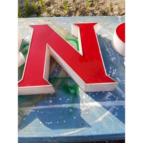 3 Lettres Industrielles Plastic : S.N.G