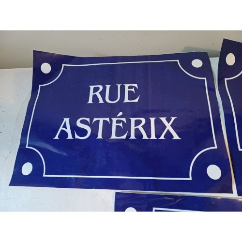 3 Panneaux Autocollants dAxtérix Obélix et Idéfix