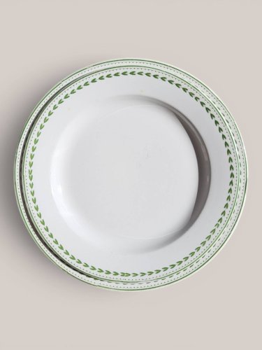 3 plats semi creux en faïence Boch Frères Kéramis