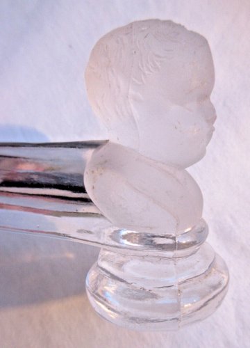 3 porte couteaux en cristal de BACCARAT, modèle HOUDON