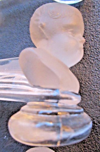 3 porte couteaux en cristal de BACCARAT, modèle HOUDON