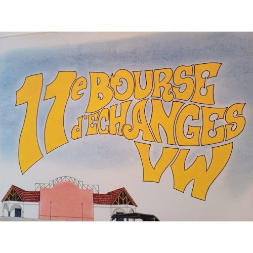 3 Pubs Plastifiées Voiture , Combi Wolsvagen et VW