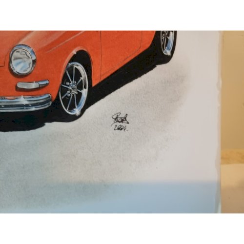 3 Pubs Plastifiées Voiture , Combi Wolsvagen et VW