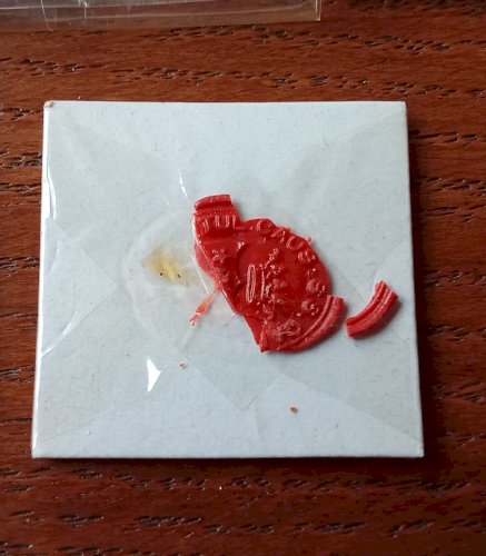 3 reliquaire Étoffe ayant enveloppé Les ossements Ste Thérèse de L Enfant Jésus