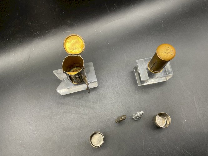 3 RELIQUAIRES de VOYAGE .