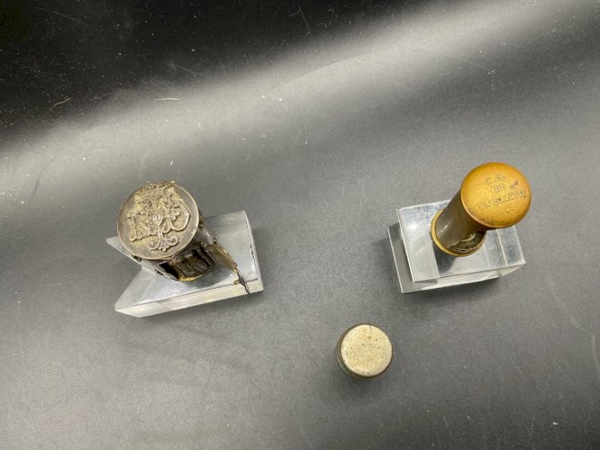 3 RELIQUAIRES de VOYAGE .