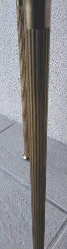 3 tables gigognes laiton et verre
