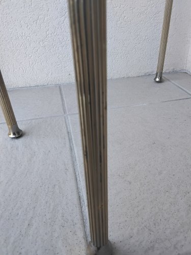 3 tables gigognes laiton et verre