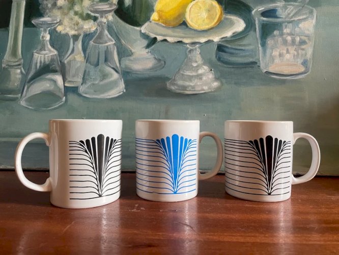 3 tasses Kilnkraft England vintage