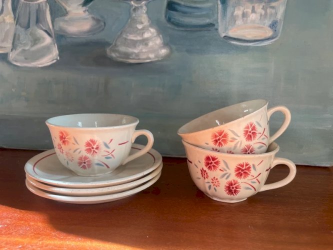 3 tasses Terre de Fer Badonviller