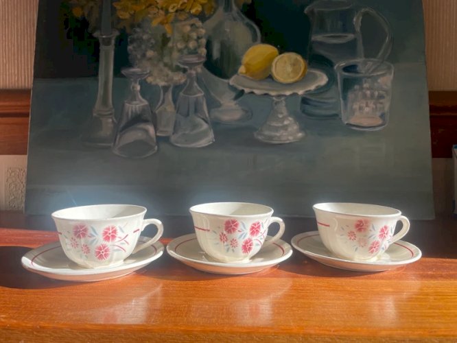 3 tasses Terre de Fer Badonviller