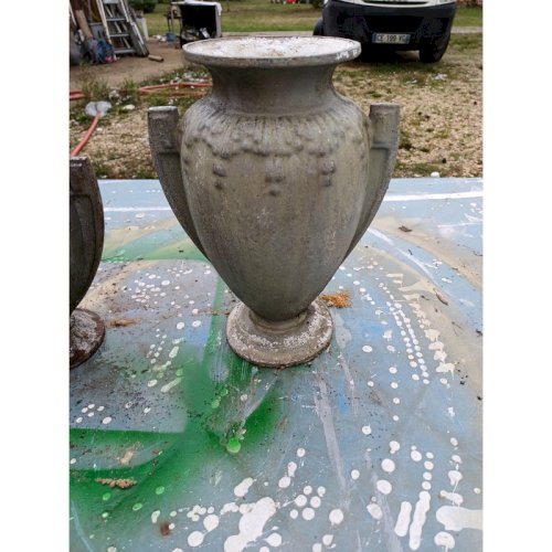3 Vases en Fonte 1900 de Charleville - Mézières