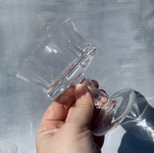 3 verres coupes à champagne ou cocktail en cristal Villeroy & Boch