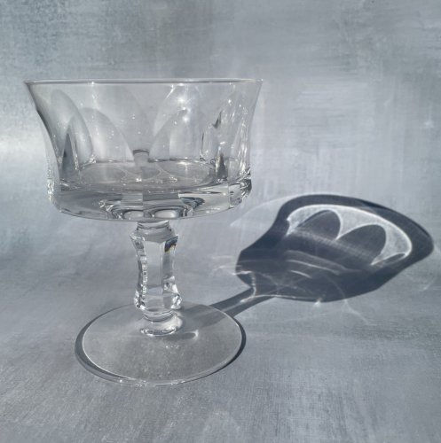3 verres coupes à champagne ou cocktail en cristal Villeroy & Boch