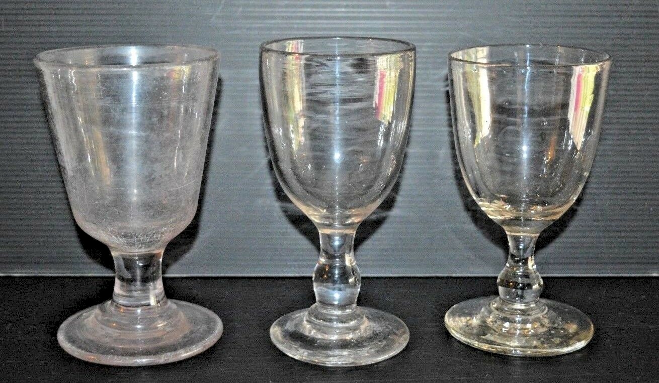 Grand Verre à Absinthe Vintage épais Et Bullé - Ancien Verre De Bistrot - Occasion