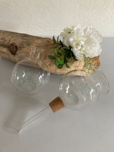 325⚜️ Ancienne Cafetière Hellem en Verre Pyrex France Modèle Déposé 4 Tasses