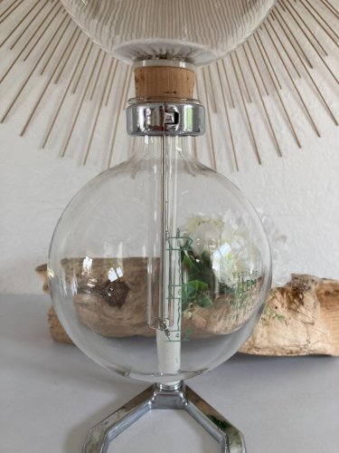 325⚜️ Ancienne Cafetière Hellem en Verre Pyrex France Modèle Déposé 8 Tasses