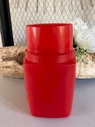 325⚜️ Ancienne Gourde Thermos Snoopy Woodstock Rouge Vintage