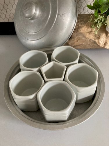 325⚜️ Ancienne Yaourtière Yalacta en  Aluminium Avec Pots Made In France Vintage