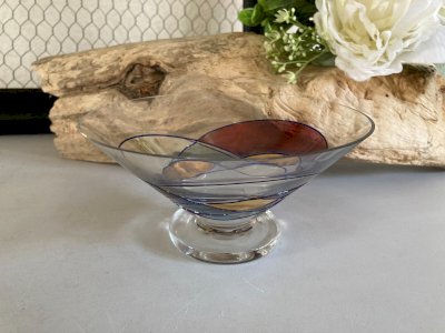 325⚜️ Coupe à Fruit Dessert en Cristal de Paris France Diamètre 14 Cm