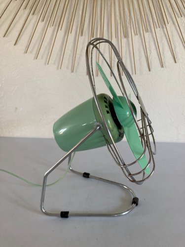 325⚜️ Décoration Design Ancien Ventilateur Fonctionne Des Année 60/70 Vintage