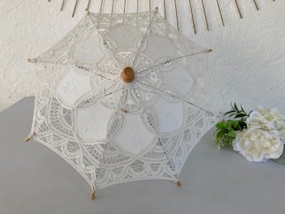 325⚜️ Mini Lace Parasol Decoration Diameter 39 Cm