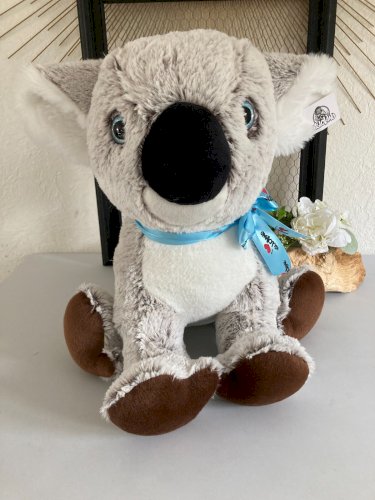 325⚜️ Grande Peluche Doudou Le Koala Du Parc Nigloland Hauteur 40 Cm Neuve