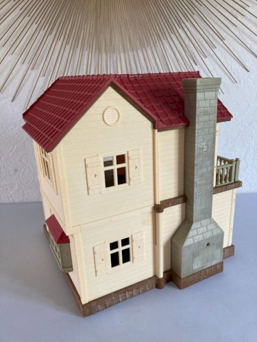 325⚜️ Jouet La Grande Maison de Poupée Sylvania Familles Éclairée Vendu Vide