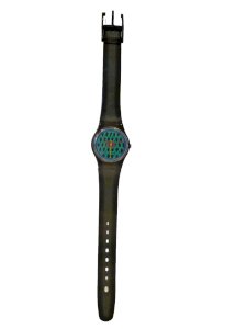 4 ⚜️ Vintage Swatch Watch Year 1986 Ref LB112 Chelsea Works with New Battery